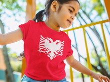 Load image into Gallery viewer, Kids Albanian Eagle Red T-shirt
