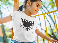 Load image into Gallery viewer, Kids Albanian Eagle White T-shirt
