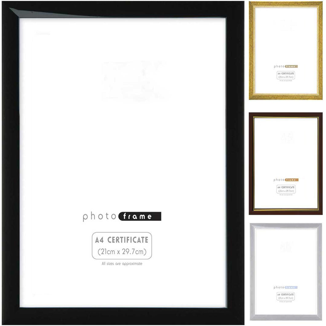 Modern Photo Frame Picture Large certificate A4 Assorted Frame Black Gold Silver