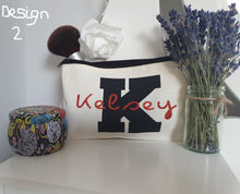 Load image into Gallery viewer, Personalised Make-up Bag/Pencil Case
