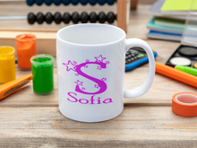 Load image into Gallery viewer, Personalised Children&#39;s Initial Mug
