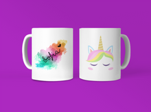 Load image into Gallery viewer, Personalised Unicorn Mug | Custom Unicorn Mug
