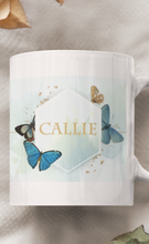 Load image into Gallery viewer, Personalised Butterfly Mug

