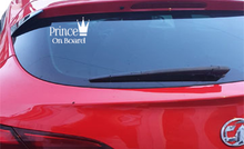 Load image into Gallery viewer, Prince on Board Vinyl Car Sticker
