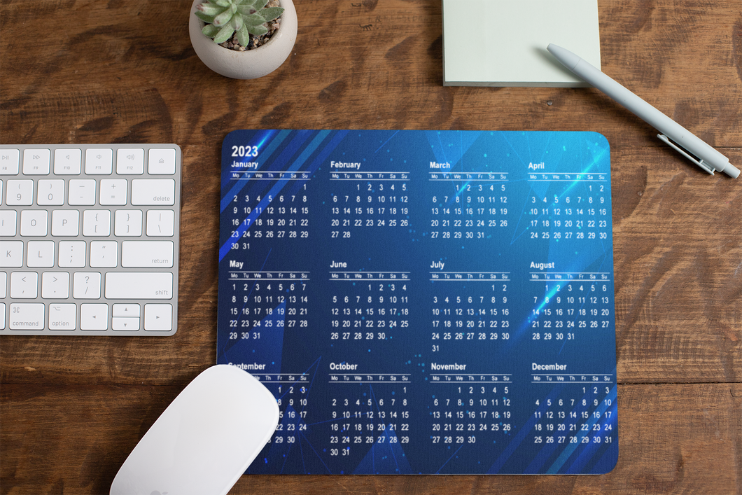 2023 Calendar Mouse Mat | 2023 Calendar Mouse Pad