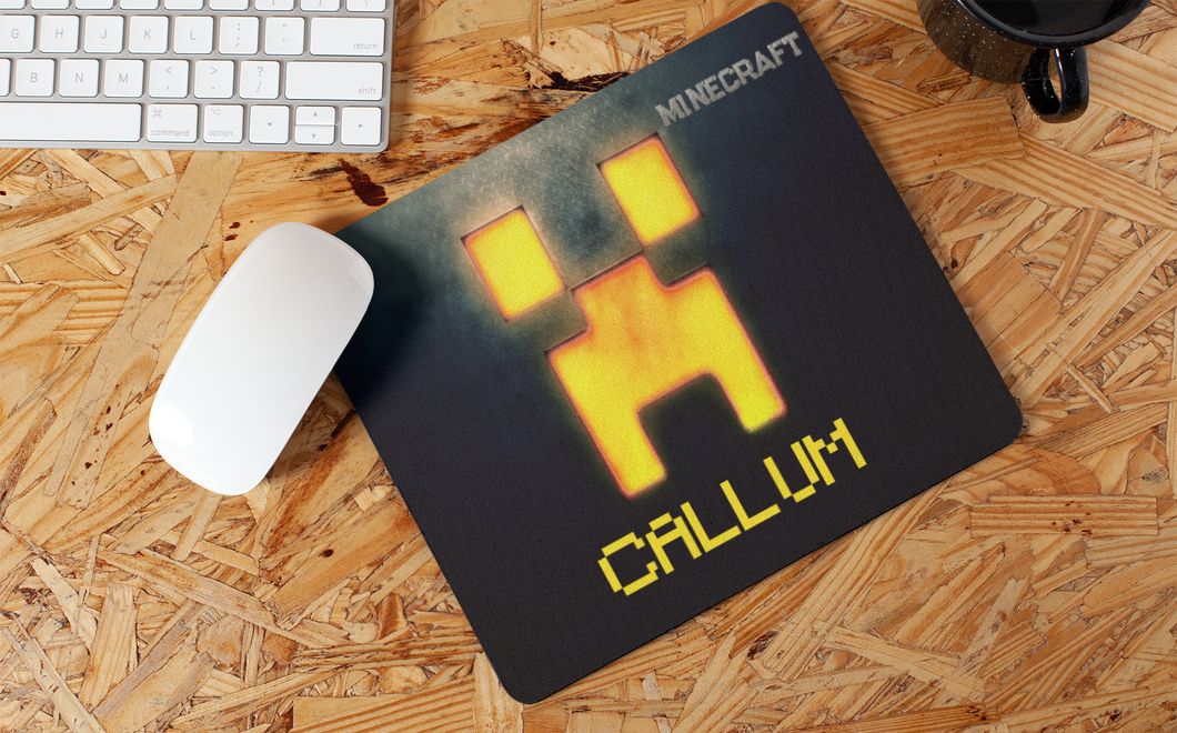 Personalised Minecraft Creeper Mouse Mat | Minecraft Creeper Mouse Pad