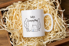 Load image into Gallery viewer, Personalised Camping Mug, Camping Mug, Custom Outdoor Ceramic Mug

