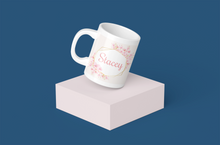 Load image into Gallery viewer, Personalised Cherry Blossom Frame Design Mug
