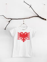 Load image into Gallery viewer, Albanian eagle Round Neck Casual (Women T-shirt)
