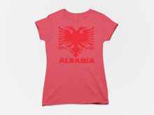 Load image into Gallery viewer, Albanian eagle with Albania text on the bottom ( Women T-shirt )
