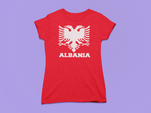 Load image into Gallery viewer, Albanian eagle with Albania text on the bottom ( Women T-shirt )

