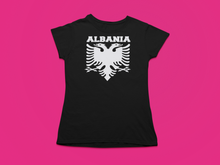 Load image into Gallery viewer, Albanian eagle with Albania text the top ( Women T-shirt)
