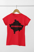 Load image into Gallery viewer, Kosova  map T- shirt with Kosova text on the middle ( Men&#39;s T-shirt )
