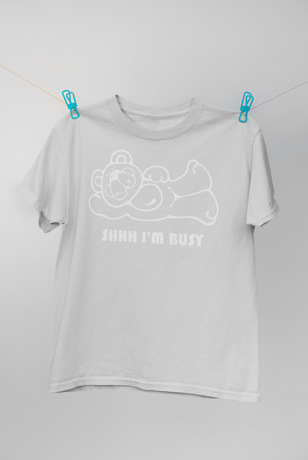 Shhh I'm Busy (Man T-shirt)
