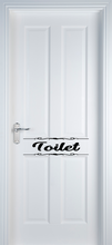Load image into Gallery viewer, Bathroom/Toilet/Shower Room Adhesive Vinyl Door Label
