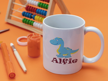 Load image into Gallery viewer, Dinosaur Design Personalised Mug

