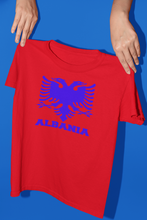 Load image into Gallery viewer, Albanian eagle with Albania text on the bottom ( Man T-shirt )
