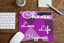 Load image into Gallery viewer, Personalised Mouse Mat | Print Photos, Logos, Text or any design
