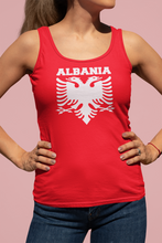 Load image into Gallery viewer, Albanian eagle with Albania text  (Woman&#39;s vest )
