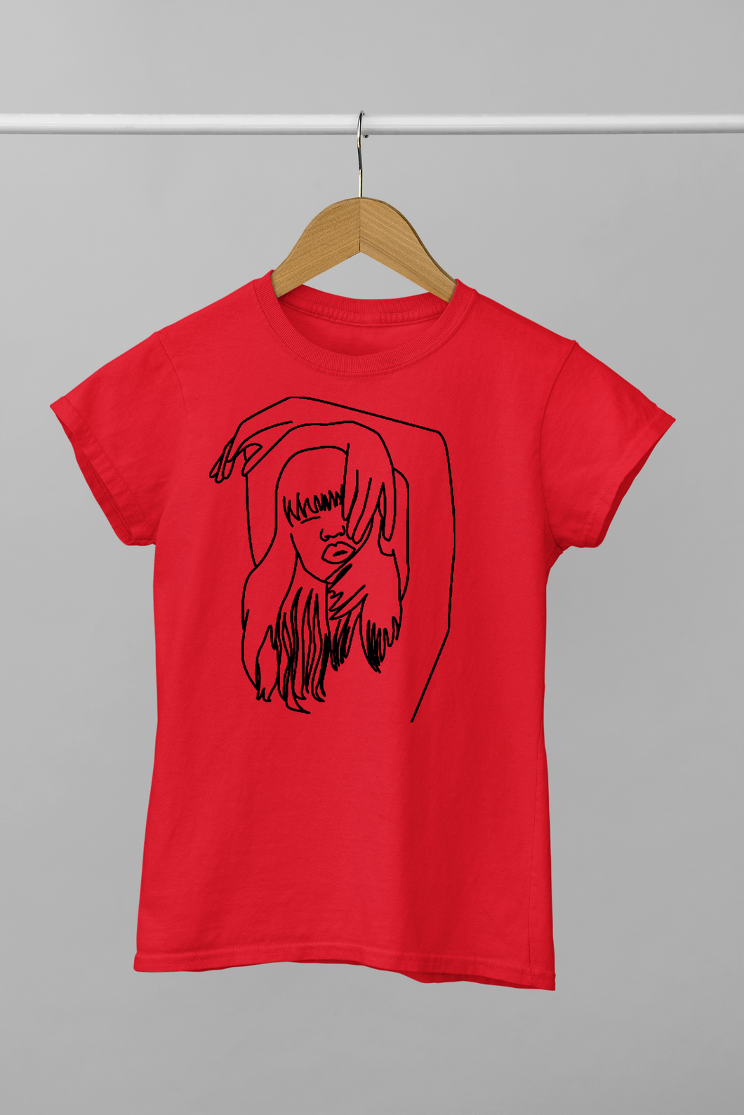 Women sketch design t-shirt
