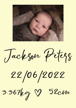 Load image into Gallery viewer, New Baby Announcement Magnet
